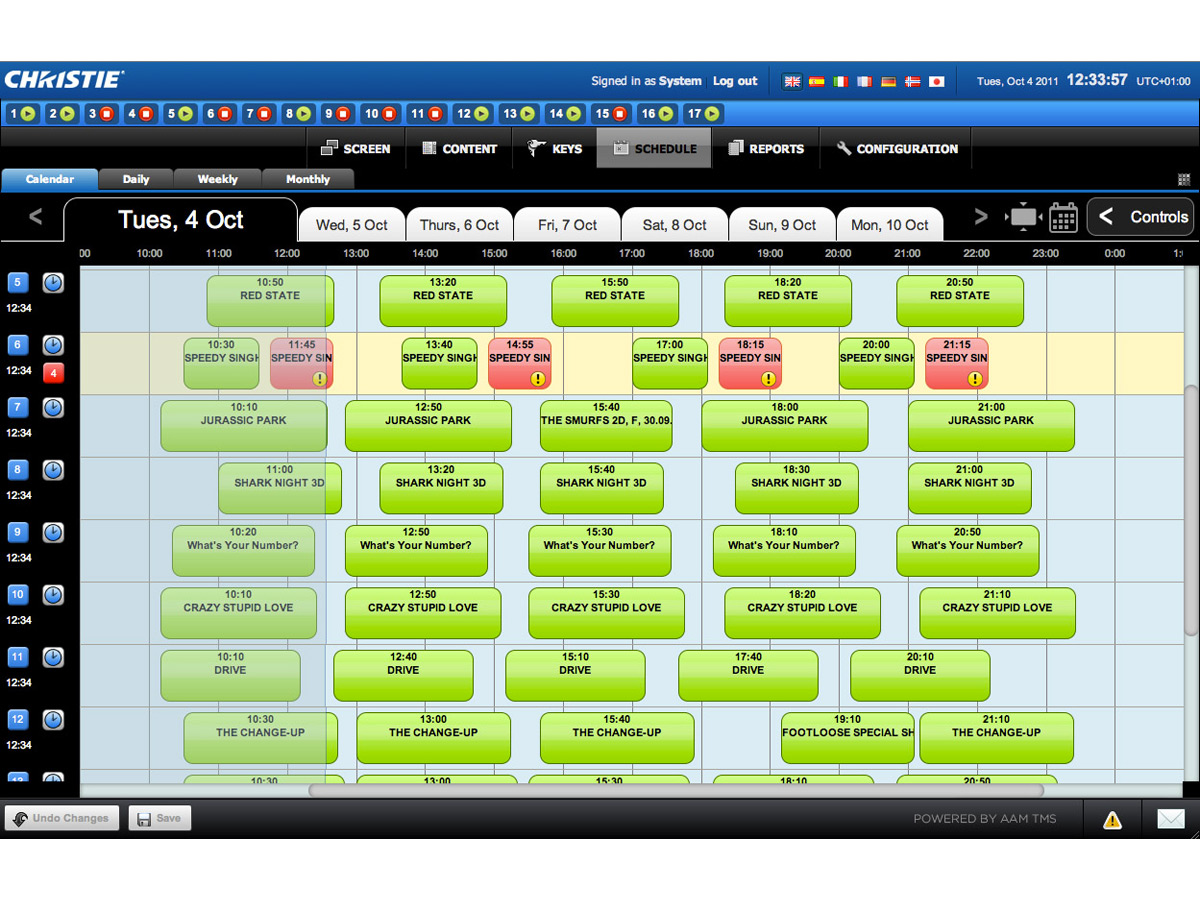 Christie® Avias-TMS™ Theater Management | 108-427104-XX
