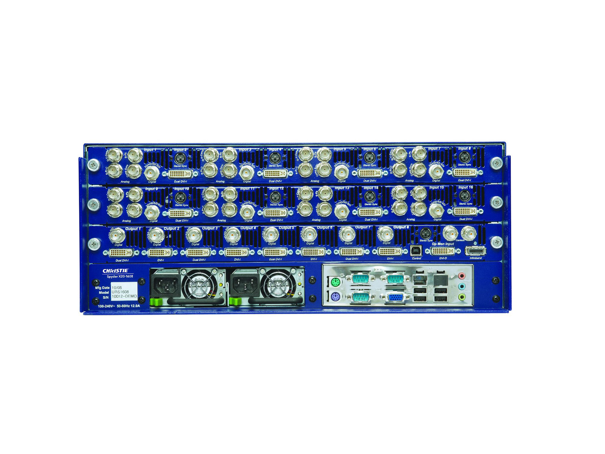 Christie Spyder X20 video processor | 120-052108-XX | 120-064101-XX