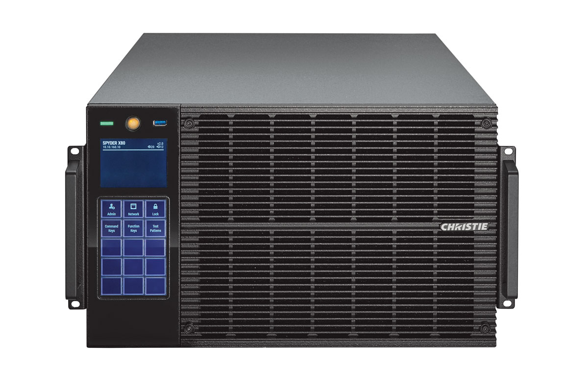 Christie Spyder X80 multi-screen windowing processor | 900-100276-XX