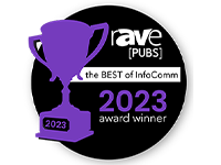 2023 rAVe Best New Digital Signage Display: MicroTiles LED 0.75mm