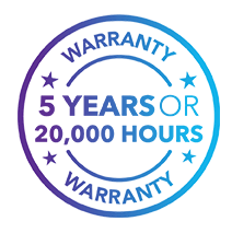 5 year warranty