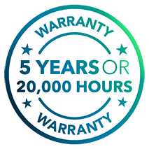 5 year warranty