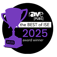 rAVe 2025 award logo