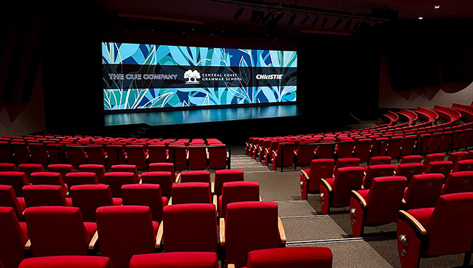 CCGS plans to integrate the projectors into its performing arts curriculum, allowing students to create animated backdrops and projection designs for performances. 