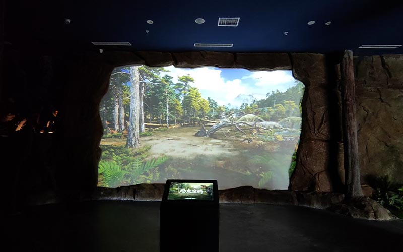 Impressive visuals in the Magic Brush interactive zone