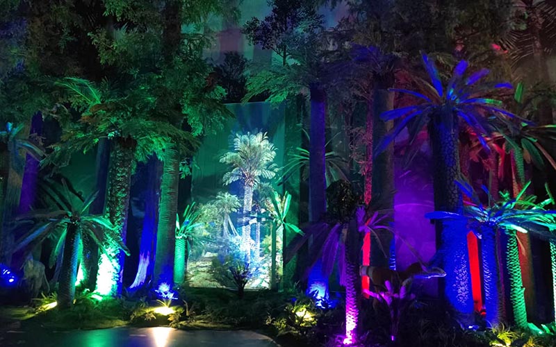 Translucent Gauze projection zone