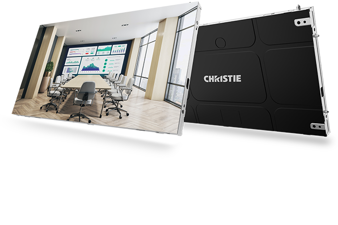 A boardroom appears on a Core Series LED video wall 